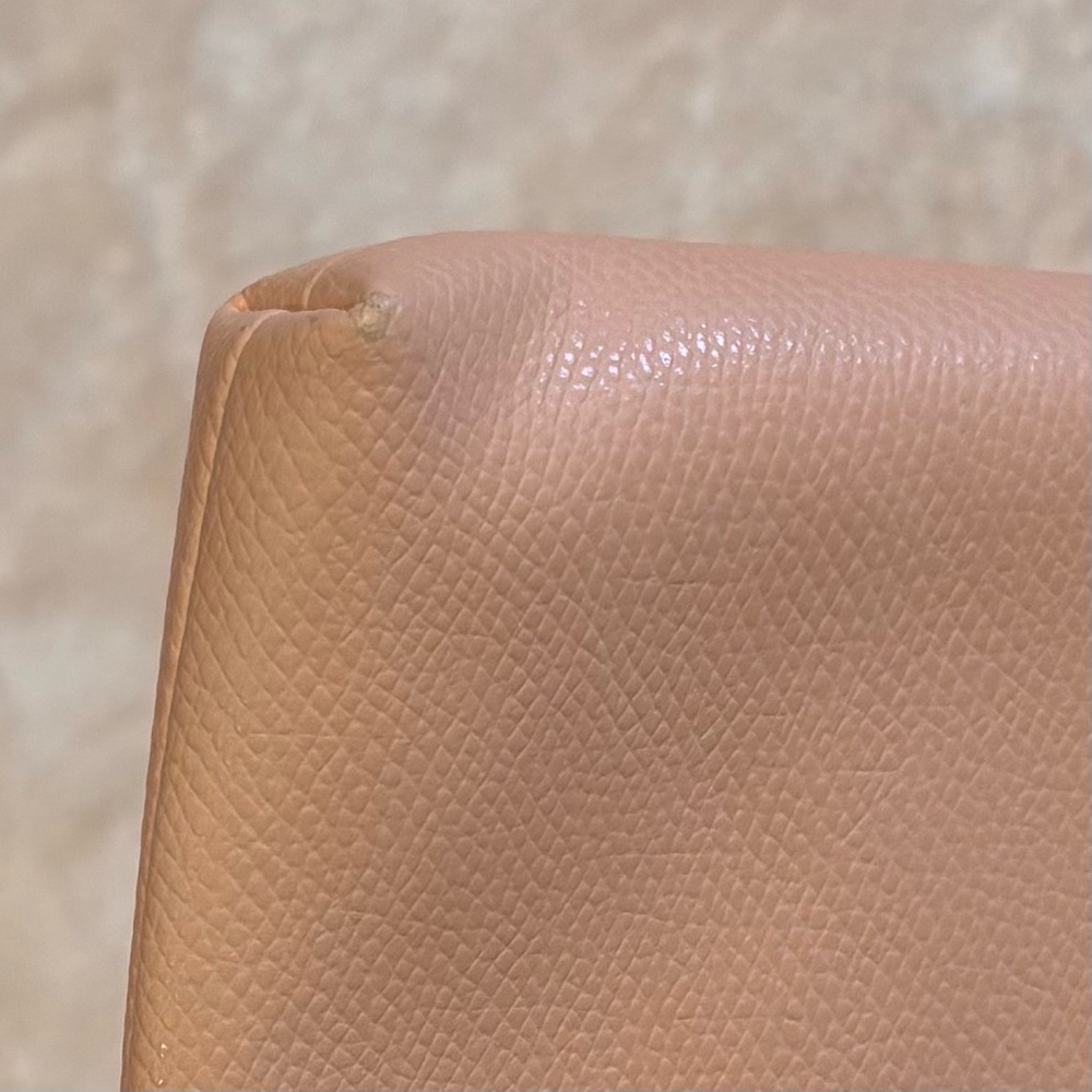 Coach Peach Leather wristlet - Picture 7 of 8